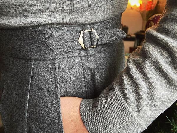 Textured Business Suit Trousers  Dark Grey  Charles Tyrwhitt