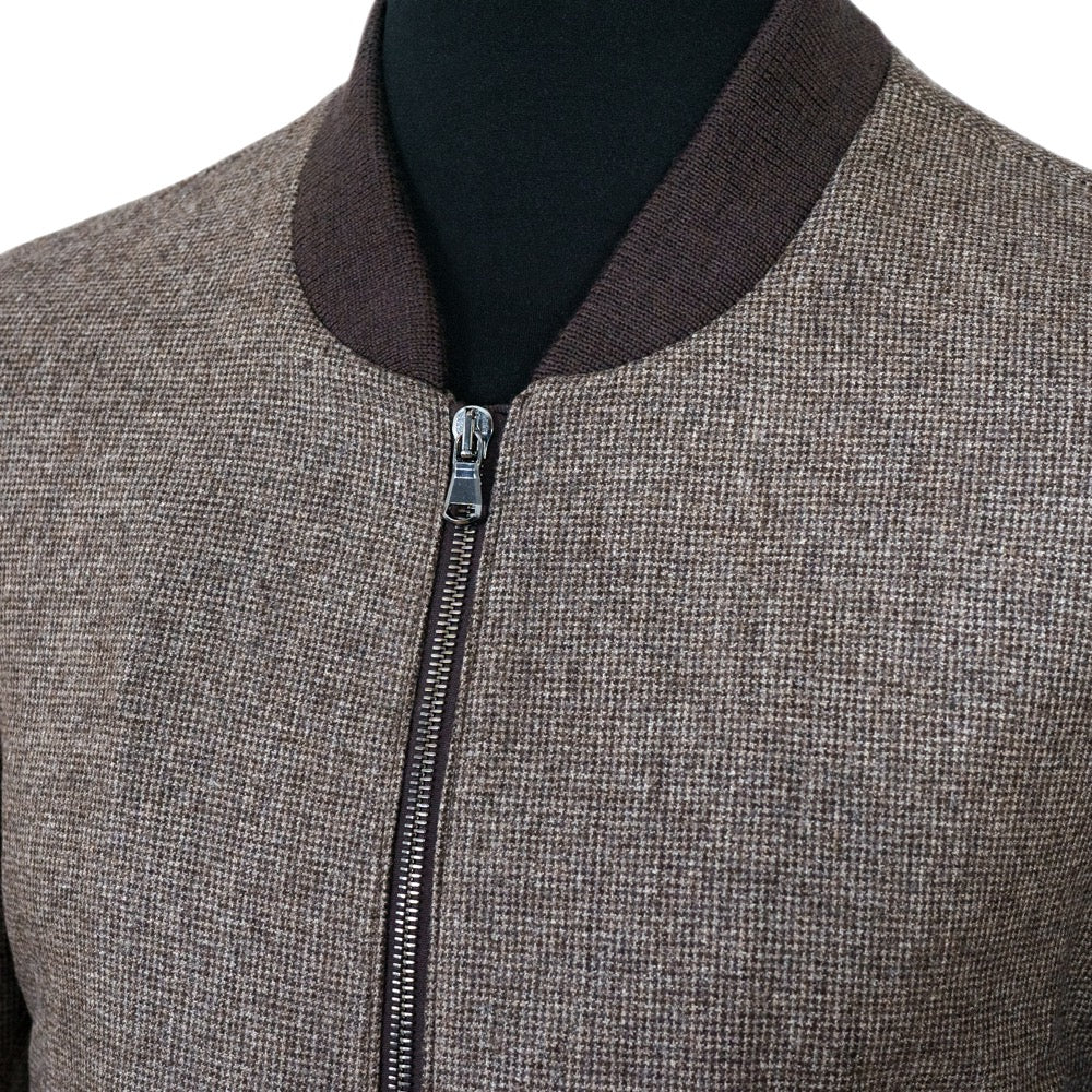 Plectrum by Ben Sherman Houndstooth hotsell Wool Full Zip Bomber Jacket XS