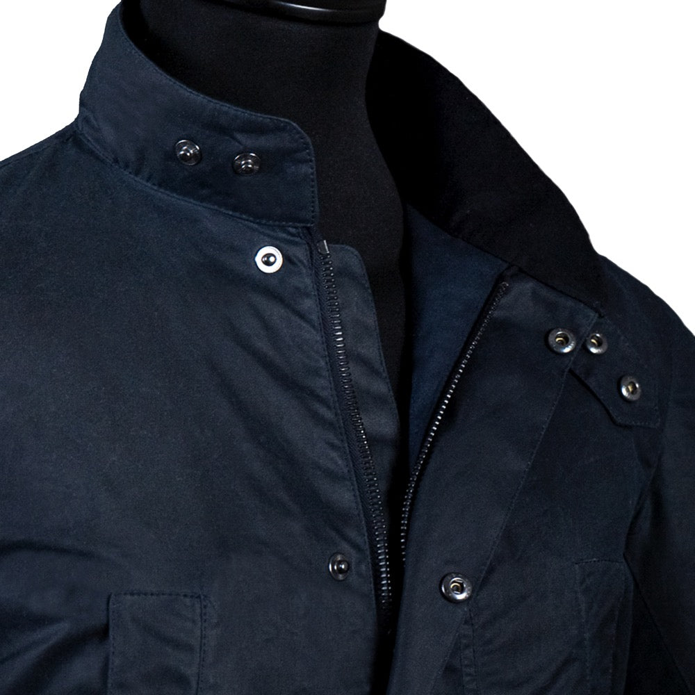 The Holbrook - Navy Wax Jacket – Rampley and Co